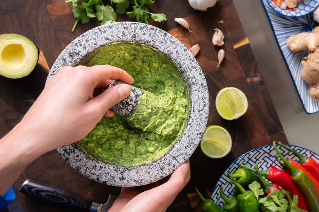 Guacamole och Mango- och chilisås