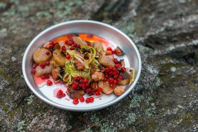 Enkel gnocchi på Trangiakök