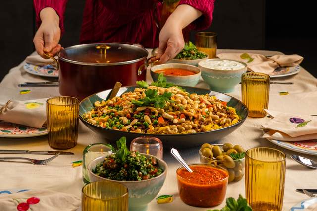 Kryddigt ris från Mellanöstern