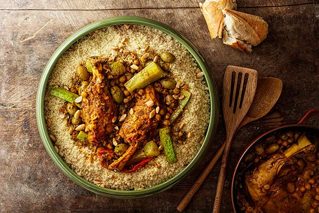 Lammtagine med couscous
