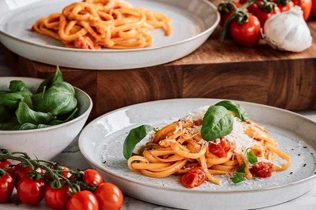 Pasta med tomatsås