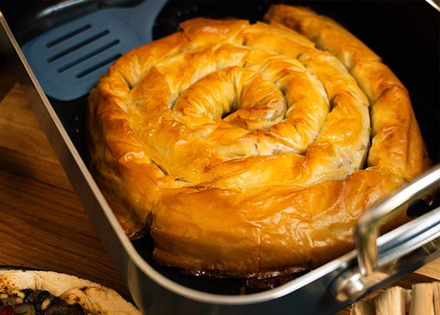 Burek med köttfärs